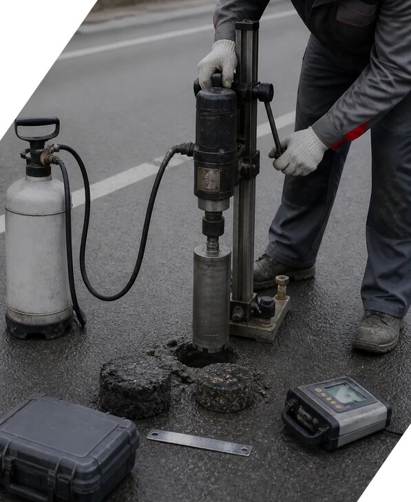Испытание дорожного покрытия в Ефремах от 5123 р. | ЭкспертизаРоссия